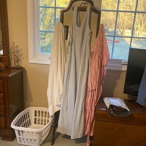 Princess Polly Blue Maxi Dress NELLIE ANGLAISE MAXI DRESS BLUE